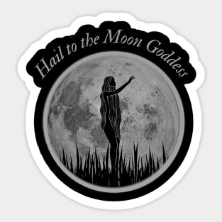 Goddess of the Moon Sticker